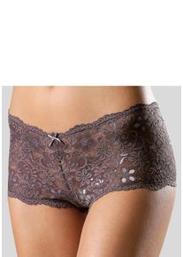 Nuance Damen Panty, Gr. 32, grau, Spitze, Obermaterial: 90% Polyamid, 10% Elasthan, Unterhosen, aus Spitze