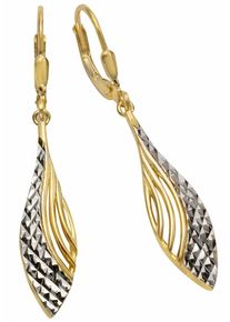 Firetti Damen Paar Ohrhänger "Schmuck Geschenk Silber 925 Ohrschmuck Patentbrisur", Silber 925 (Sterlingsilber), gold, Silber 925 (Sterlingsilber),