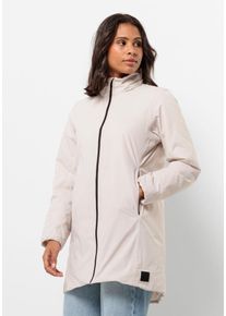 Jack Wolfskin Damen Funktionsmantel "TEXTOR COAT W", grau, Gr. M, OBERSTOFF: 100% POLYAMID; Futter: 100% POLYESTER; FÜLLUNG: 100% POLYESTER, Mäntel