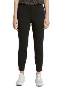 Damen Schlupfhose, schwarz, Gr. XXL, Tom Tailor Denim, unifarben, Jersey, Obermaterial: 74% Polyester, 22% Viskose, 4% Elasthan, Hosen, im Jogg-Pant