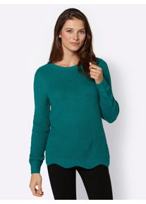 Ambria Damen Strickpullover "Pullover", blau, Gr. 38, unifarben, 100% Polyacryl, Pullover