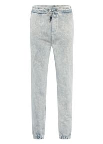 Rusty Neal Herren Sweathose, grau, casual, Gr. L, Batikmuster, 100% Baumwolle, Hosen, mit verwaschenem Muster