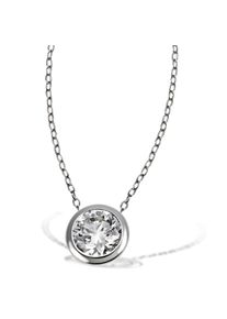 Goldmaid Damen Kette mit Anhänger, Silber 925 (Sterlingsilber), weiß, Silber 925 (Sterlingsilber), Halsketten