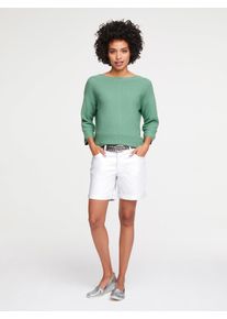 Heine Damen Strickpullover "Oversized Pullover", grün, Gr. 34, unifarben, 100% Baumwolle, Pullover