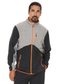 WHISTLER Herren Fleecejacke "Greyson", grau, casual, Gr. M, mehrfarbig, 100% Polyester, Jacken, mit praktischen Reißverschlusstaschen