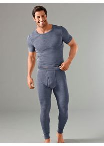 King´S Club KINGS CLUB Herren Lange Unterhose, Gr. 5, blau, 100% Baumwolle, Unterhosen