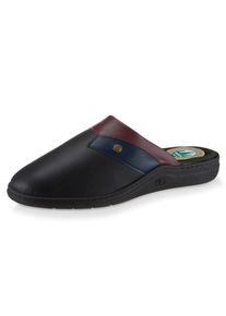 CLASSIC Herren Pantoffel, Gr. 40, schwarz, Leder, Schuhe