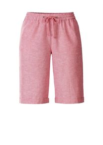 Inspirationen Damen Bermudas, rosa, Gr. 40, meliert, 55% Leinen, 45% Viskose, Hosen