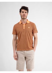 Lerros Herren Poloshirt "Lerros Gestreiftes Poloshirt für Herren", orange, Gr. S, 100% Baumwolle, Shirts