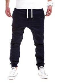behype Herren Chinohose "LUKE", blau, Gr. 30, 98% Baumwolle, 2% Elasthan, Hosen, mit elastischem Bund