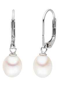 Firetti Damen Paar Ohrhänger "Schmuck Geschenk Ohrschmuck Patentbrisur Perle", Silber 925 (Sterlingsilber)-Perlen, bunt, Silber 925 (Sterlingsilber),