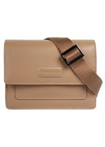 Bugatti Damen Umhängetasche "ELSA", beige, Leder, unifarben, leicht glänzend, Taschen, echt Leder