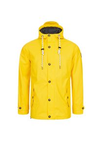 DEPROC Active Herren Regenjacke "Friesennerz GANDER MEN", gelb, sportlich, Gr. XL, Obermaterial: 100% Polyurethan; Futter: 100% Polyester, Jacken,
