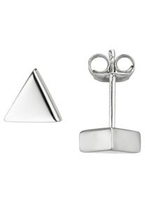 Jobo Damen Paar Ohrstecker "Dreieck", Silber 925 (Sterlingsilber), silber, Silber 925 (Sterlingsilber), Ohrringe, dreieckig 925 Silber