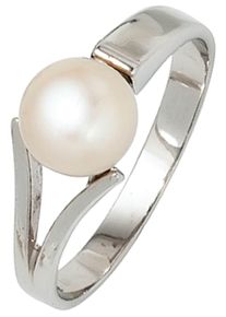 Jobo Damen Perlenring, 54, Silber 925 (Sterlingsilber)-Perlen, silber, Silber 925 (Sterlingsilber), Perlen, Fingerringe, 925 Silber mit einer