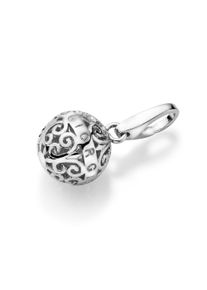 Damen Charm Kugel "Kugel, Silber 925", silber, Giorgio Martello MILANO, Silber 925 (Sterlingsilber), Charms