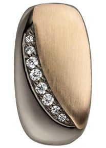 Jobo Damen Ketten-Anhänger "Anhänger mit 8 Zirkonia", Silber 925 (Sterlingsilber), rosa, Silber 925 (Sterlingsilber), Schmuckanhänger, 925 Silber