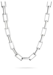 Damen Edelstahlkette "LJ-1086-N-50, LJ-1087-N-50", Edelstahl, L: 50cm B: 10mm, silber, Liebeskind Berlin, Edelstahl, B:10mm, Halsketten