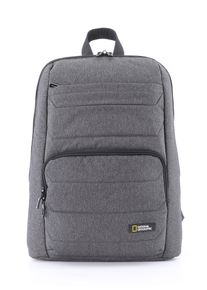 Cityrucksack, National Geographic, grau, Nylon, Rucksäcke, mit vielen Fächern