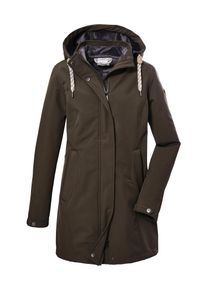 G.I.G.A. by Killtec Damen Softshellparka "GW 19 WMN SFTSHLL PRK", grün, sportlich, Gr. 36, G.I.G.A. DX BY KILLTEC, 92% Polyester 8% Elasthan, Jacken