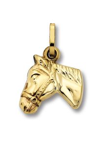 ONE ELEMENT Mädchen Ketten-Anhänger "Pferd Anhänger aus 333 Gelbgold", Pferd, Gelbgold 333-Gold, gold, Gelbgold 333, Gold, Schmuckanhänger, Damen