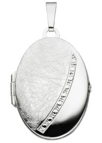 Jobo Damen Medallion-Anhänger "Anhänger Medaillon oval", Silber 925 (Sterlingsilber), silber, Silber 925 (Sterlingsilber), Schmuckanhänger, 925 Silber