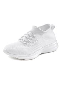 Lascana Damen Sneaker "Slipper, Halbschuh, ultraleicht und bequem", Gr. 42, weiß, Obermaterial: 100% Textilmaterial. Futter: 100% Textilmaterial.
