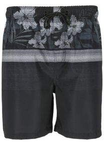 CRUZ Kinder Badehose "Indy", schwarz, Gr. 152, bedruckt, Elasthan, Polyester, Badehosen, mit bequemer Passform und Dehnbund