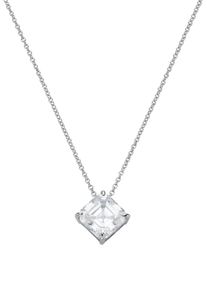 Firetti Damen Kette mit Anhänger "Schmuck Geschenk Silber 925 Halsschmuck Halskette Ankerkette Stein", Silber 925 (Sterlingsilber), L: 45cm, silber,