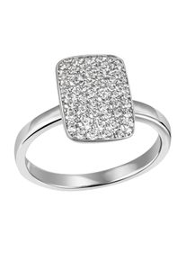 Firetti Damen Fingerring "Schmuck Geschenk Silber 925 Silberring Quadrat", 52, Silber 925 (Sterlingsilber), 2,4mm, silber, Silber 925