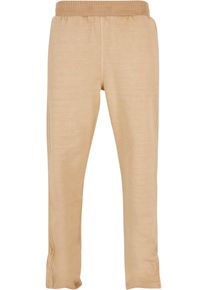 Urban Classics Herren Jogginghose "Urban Classics Herren Heavy Terry Garment Dye Slit Sweatpants", beige, Gr. XXL, unifarben, 100% Baumwolle, Hosen