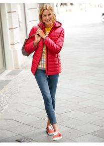 Casual Looks Damen Steppjacke, rot, Gr. 38, unifarben, 100% Polyester, Jacken