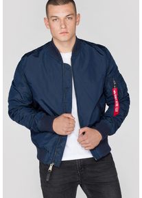 Herren Bomberjacke "MA-1 TT", blau, modisch, Gr. XS, Alpha Industries, unifarben, Web, Obermaterial: 100% Nylon. Futter: 100% Nylon, Jacken