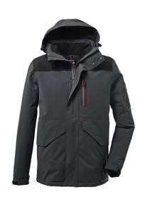 Killtec Herren Outdoorjacke "KOW 145 MN JCKT", grau, sportlich, Gr. S, 100% Polyester, Jacken