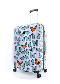 Saxoline Koffer "Springful", bunt, Polyester, Koffer, mit integriertem Zahlenschloss