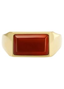 Fossil Damen Fingerring "JEWELRY ALL STACKED UP, JF04603040, JF04605710", 19, Edelstahl, gold, Edelstahl, Fingerringe, mit Agate