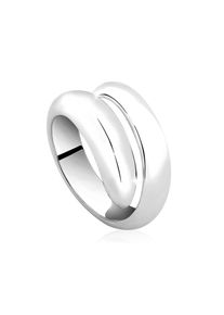 NENALINA Damen Fingerring "Wickelring Spiral Fingerschmuck 925 Silber", 54mm, ohne Stein, Silber 925 (Sterlingsilber), 6mm, silber, Silber 925