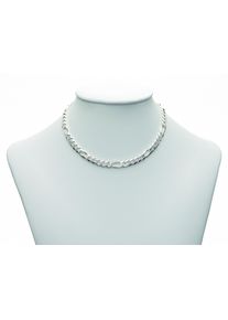 Adelia´s ADELIA ́S Damen Silberkette "925 Silber Figaro Halskette 45 cm Ø 5,1 mm", 45, Silber 925 (Sterlingsilber), silber, Silber 925 (Sterlingsilber),