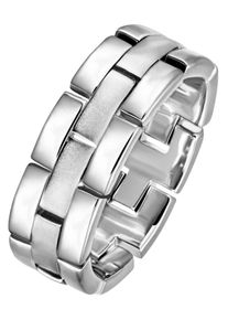 Firetti Damen Fingerring "Schmuck Geschenk Silber 925 Silberring Kettengliederung", 54, ohne Zirkonia, Silber 925 (Sterlingsilber), 7,6mm, silber,