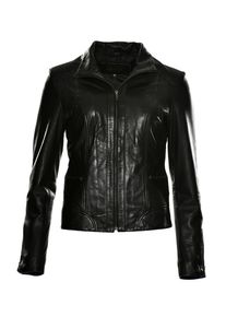 JCC Damen Lederjacke "31020357", schwarz, Gr. 40, Oberstoff: 100% Lammnappa-Leder / Futter. 100% Polyester / Ärmelfutter: 100% Polyester, Jacken