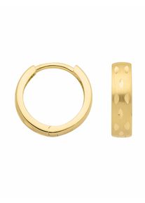 Adelia´s ADELIA ́S Damen Paar Ohrhänger "1 Paar 333 Gold Ohrringe / Creolen", Damen, Gelbgold 333, gold, Gelbgold 333, Ohrringe, 333 Gold Goldschmuck für Damen
