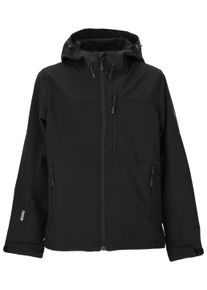 WHISTLER Kinder Softshelljacke "Rodney", schwarz, casual, Gr. 176, mehrfarbig, 100% Polyester, Jacken, mit wasserdichter Membran