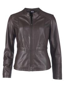 JCC Damen Lederjacke "Era", braun, Gr. 42, Oberstoff: 100% Lammnappa-Leder / Futter. 100% Polyester, Jacken