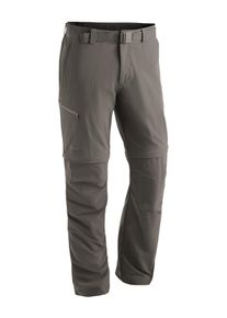 Maier Sports Herren Funktionshose "Tajo 2", braun, Gr. 52, 90% Polyamid, 10% Elasthan, Hosen, Herren Wanderhose, zipp-off Outdoor-Hose, 4 Taschen,