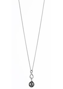 ADRIANA Damen Kette mit Anhänger "PR4-48", Silber 925 (Sterlingsilber)-Perlen, L: 50cm, grau, Silber 925 (Sterlingsilber), Perlen, Halsketten, Made