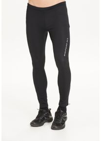 Endurance Herren Trainingstights "Navotas", schwarz, casual, Gr. M, unifarben, 90% Polyester, 10% Elasthan, Hosen, mit praktischen Reflektoren