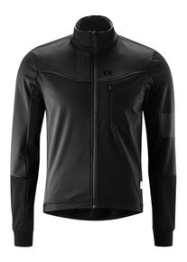 Gonso Herren Fahrradjacke "Valaff", schwarz, Gr. XL, 100% Polyester, Jacken, Herren Softshell-Jacke, Windjacke atmungsaktiv und wasserabweisend