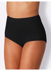Schiesser Damen Taillenslip, Gr. 40, schwarz, 95% Baumwolle, 5% Elasthan, Unterhosen