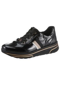 Ara Damen Sneaker "SAPPORO", Gr. 5,5, schwarz, Lackleder, sportlich, Schuhe