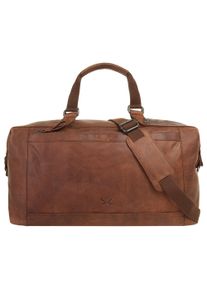Sansibar Reisetasche, braun, Leder, gepflegt, Taschen, echt Leder